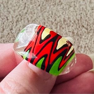 Painted Resin Ring (Get this FREE)